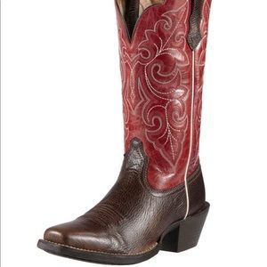Round Up Square Toe Western Boot